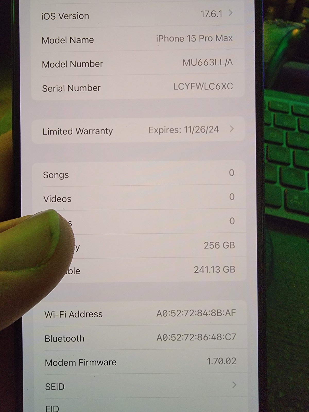 iPhone 15 Pro Max 8E92