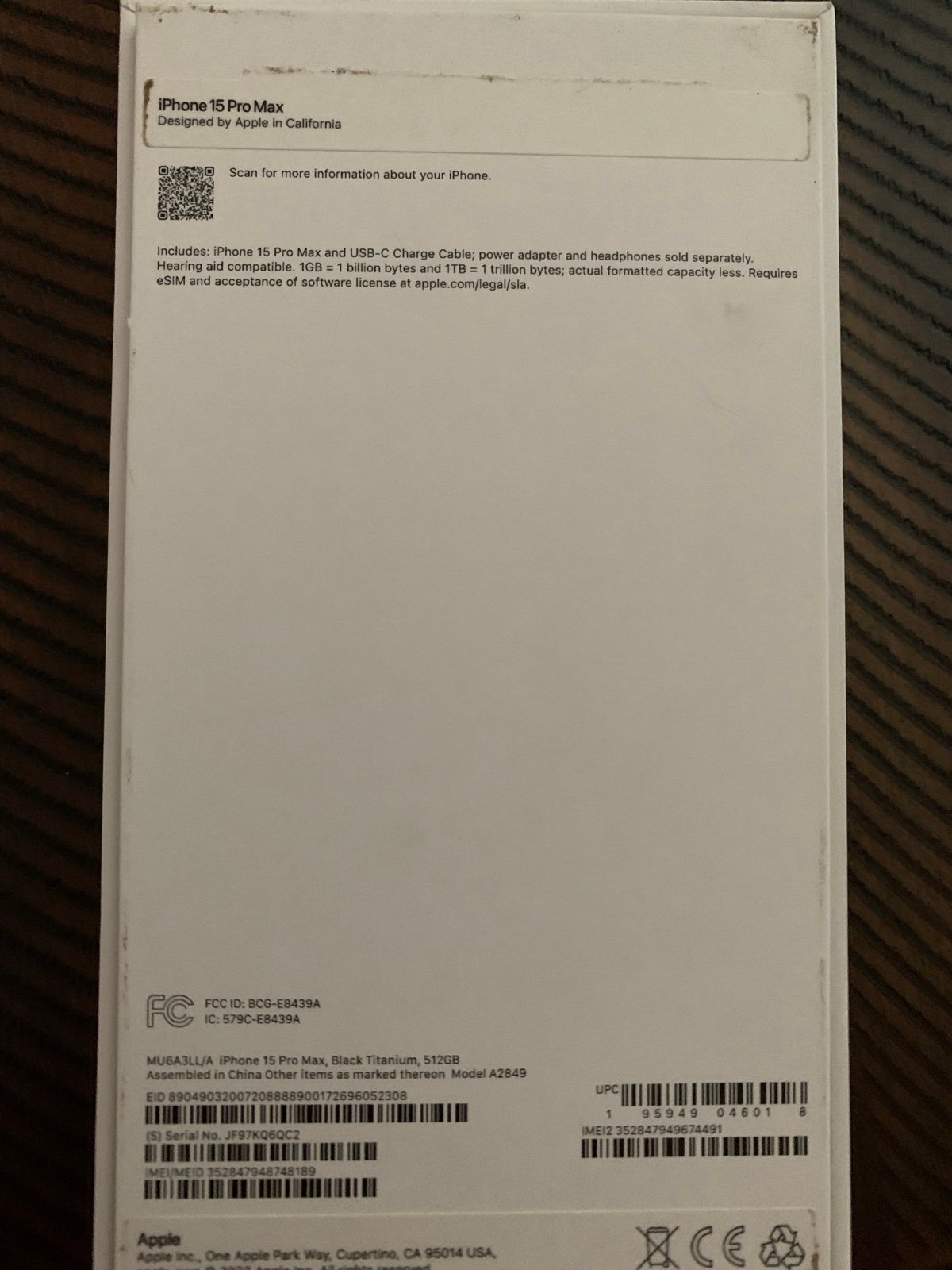 iphone15 pro max 512gb unlocked 1G69