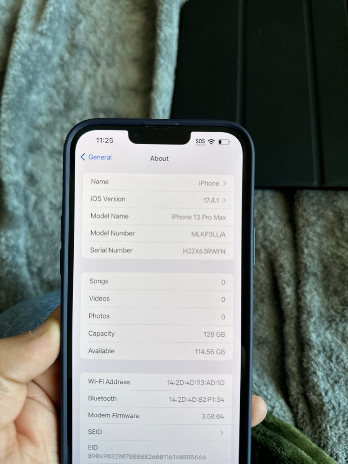 Apple iPhone 13 Pro Max 128 GB in Sierra Blue for T-Mobile 2E91