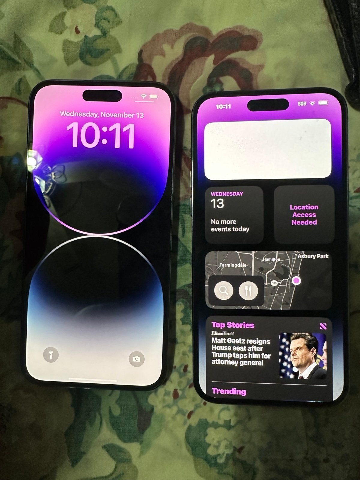 Apple iPhone 14 Pro Max 256gig UNLOCKED Beautiful Deep Purple LIKE NEW 8V83