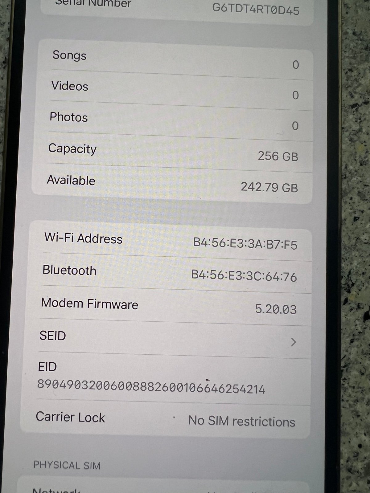 iPhone 12 Pro Max unlocked 5T73