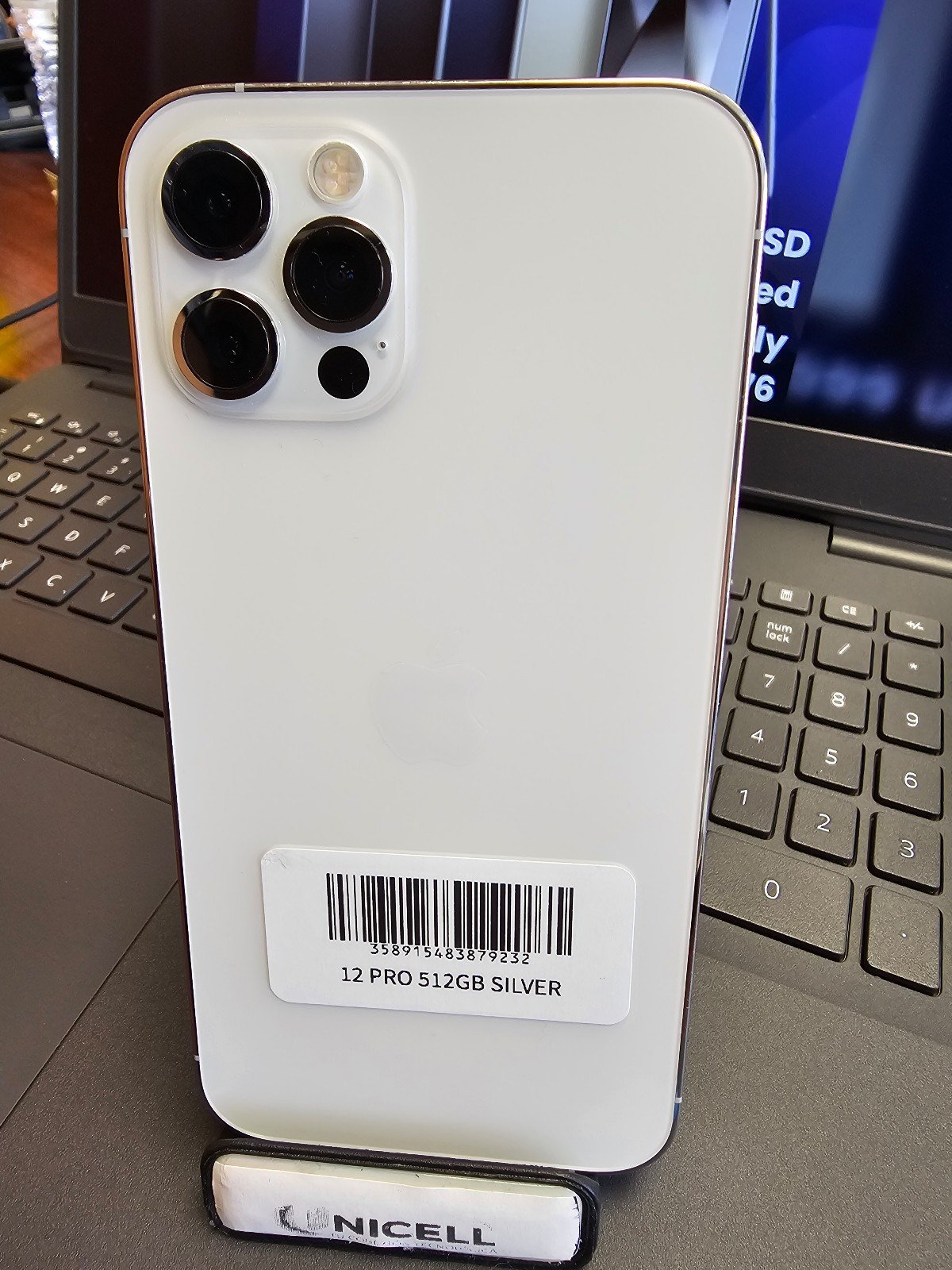 Apple iPhone 12 Pro 256GB in Silver for Unlocked GSM/CDMA 100% Battery Grade AB 3U83