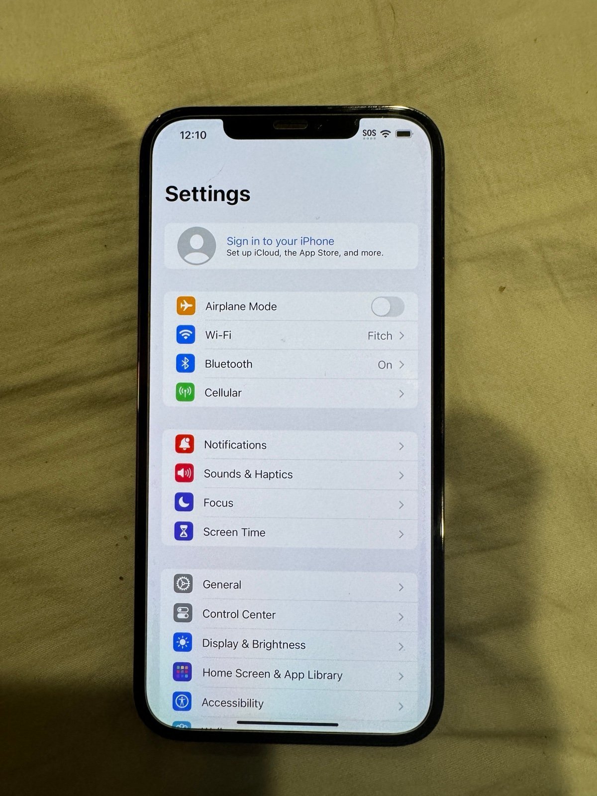 iphone 12 pro max 256gb 2Q92