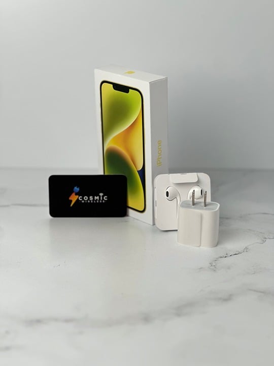 New Apple iPhone 14 256GB Unlocked - Yellow (Sealed Box) 2E72