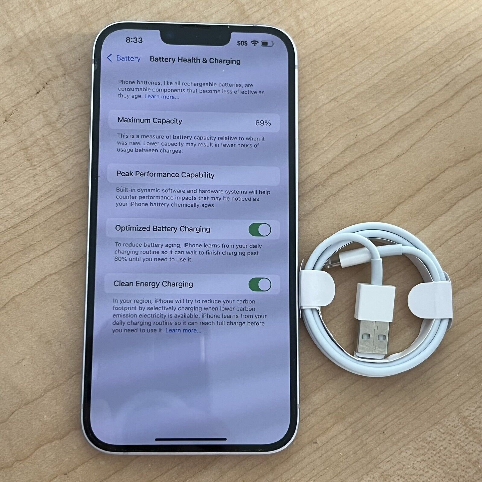 Apple iPhone 14 Plus 128GB Unlocked Purple - Smartphone - Check Pictures 5L23