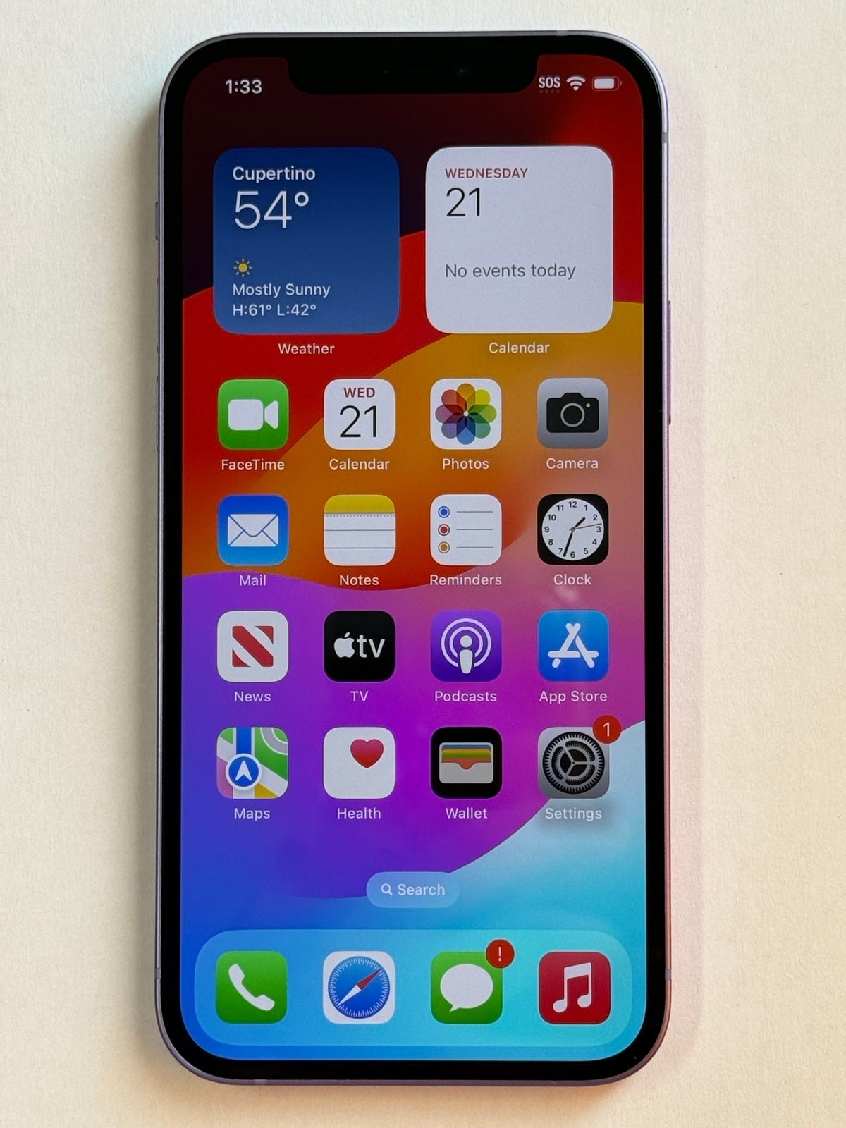 iPhone 12 Purple 64GB Unlocked 7B21