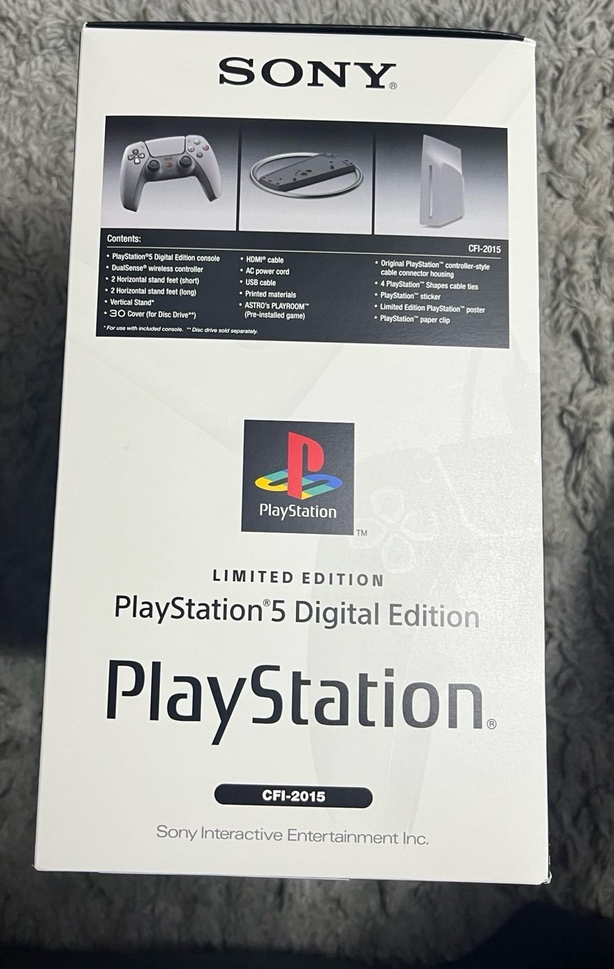 PlayStation 5 30th Anniversary digital New 7T97