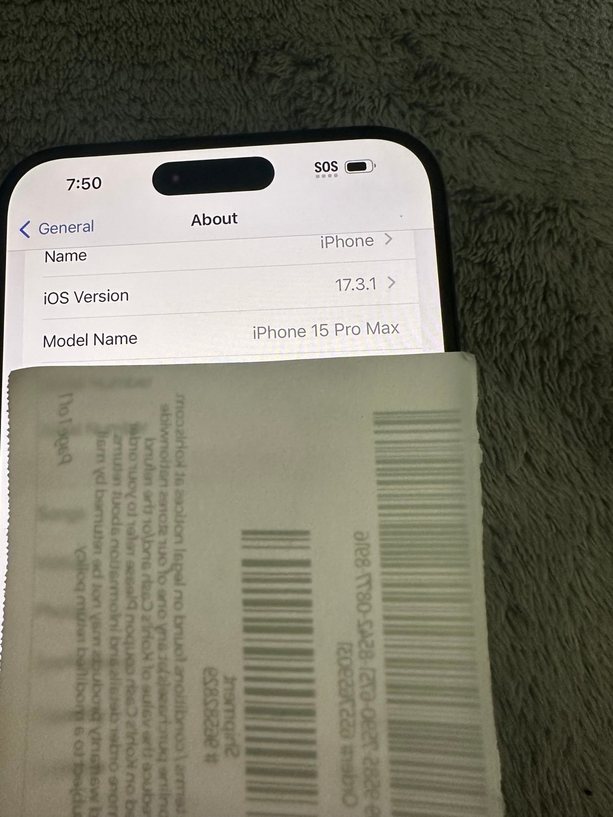 Apple iPhone 15 Pro Max 8C62
