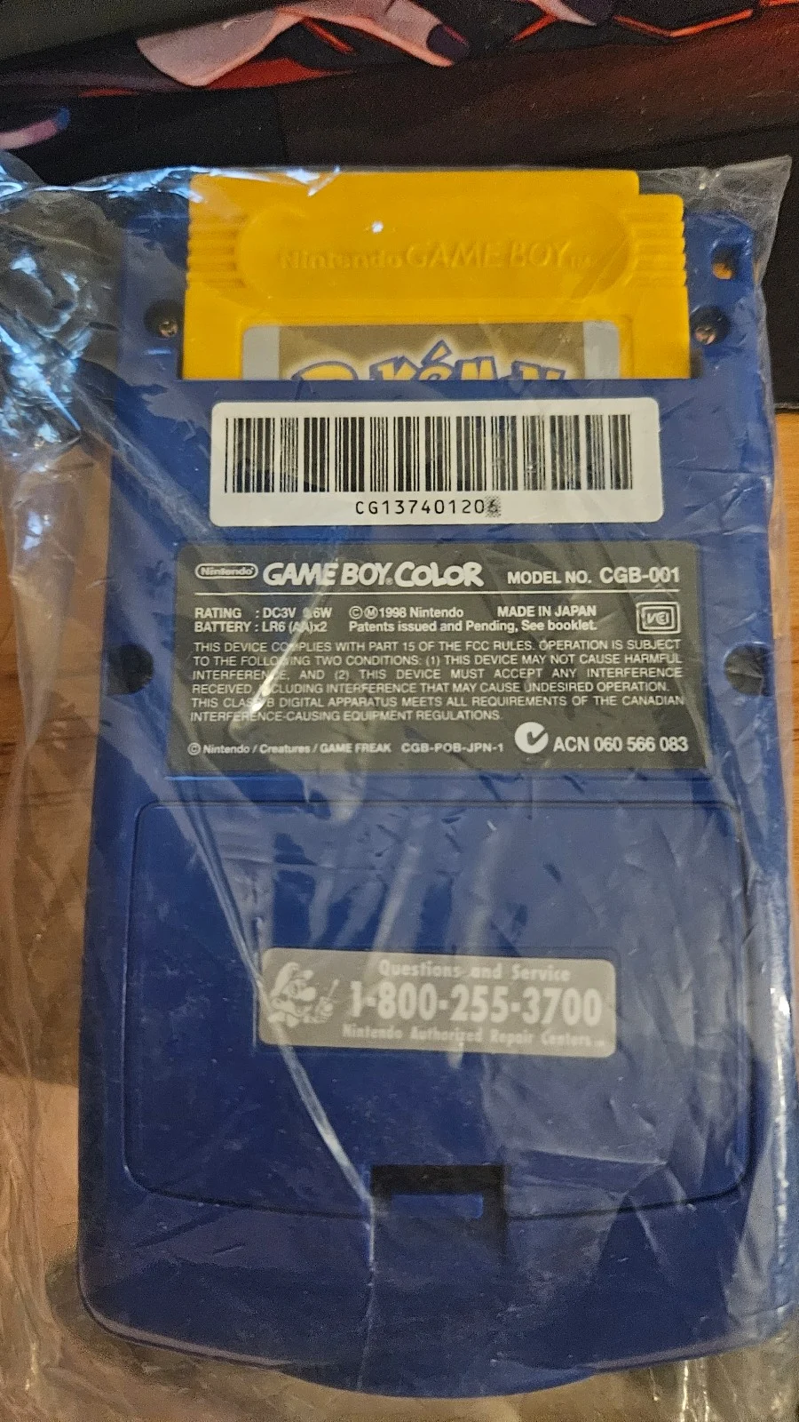 [NIB/CIB] Nintendo Special Edition Gameboy Color Pokémon Pikachu Yellow