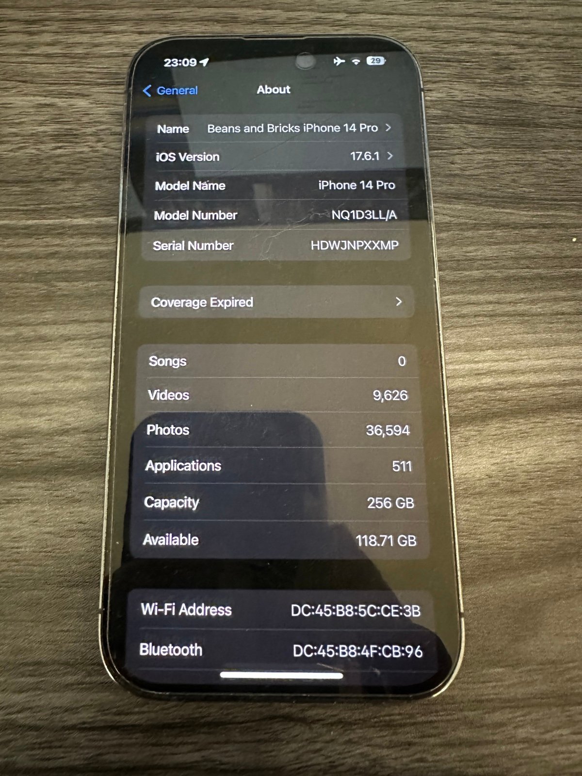 Apple iPhone 14 Pro 256 GB Purple Unlocked 3P61