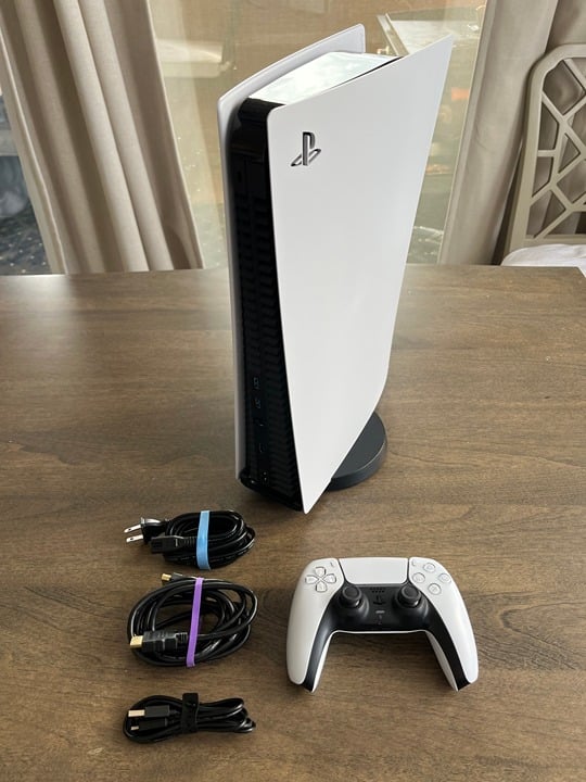 Sony PlayStation 5 Digital Edition Console With Additional 1TB NVMe SSD Storage 3L76