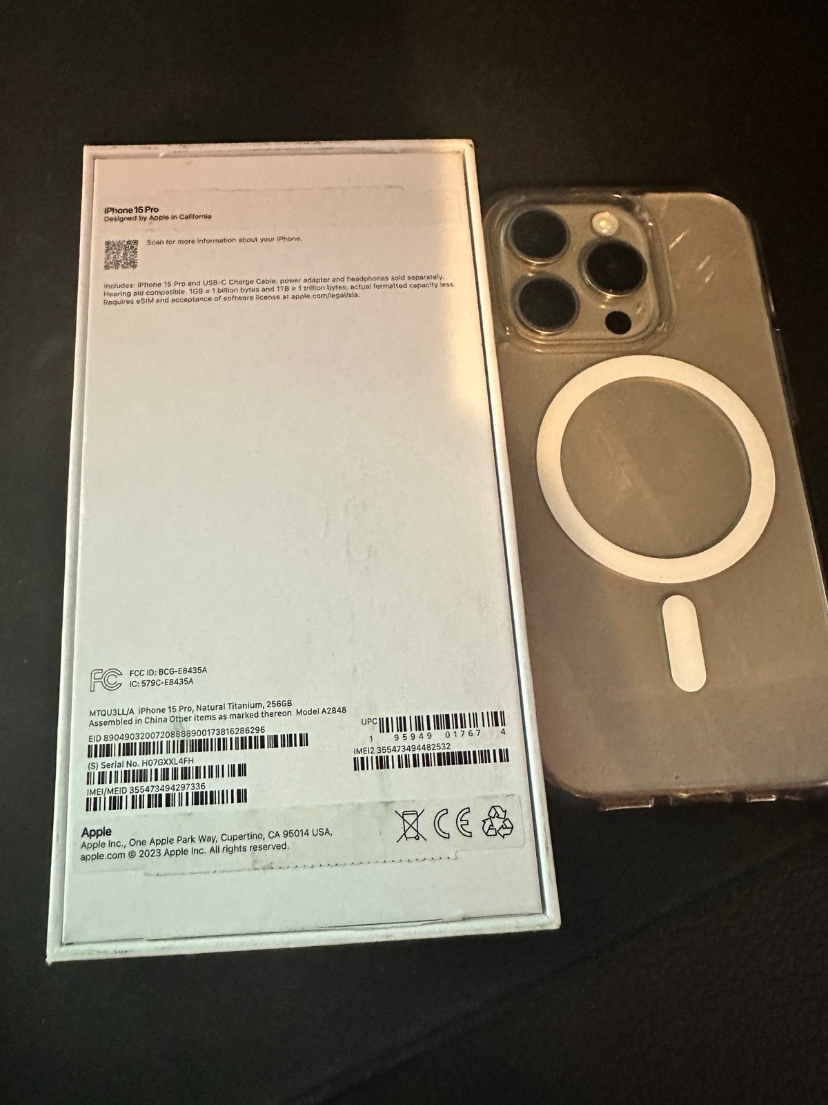 Unlocked iPhone 15 pro 3K58