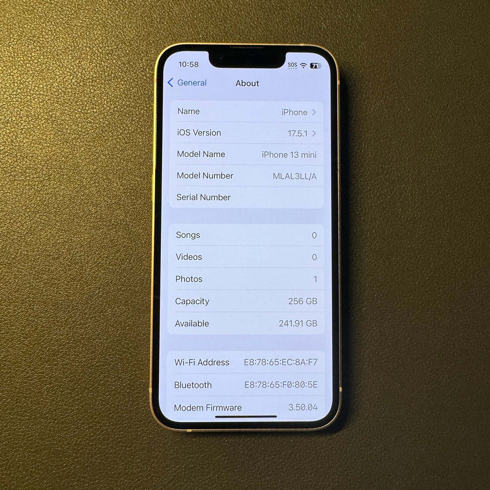 Apple iPhone 13 Mini 256 GB in Pink for Unlocked 5U78