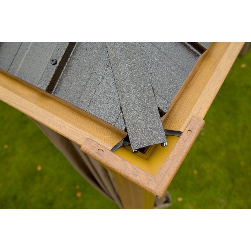 Cavus 20 Ft. W x 12 Ft. D Galvanized Steel Patio Gazebo