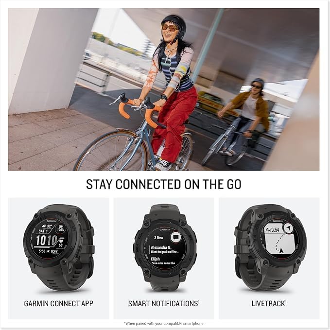 Garmin Instinct® 3 Tactical Edition, 50mm, Solar Charged Display, Rugged Outdoor GPS Smartwatch