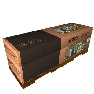 LIFETIME 10 FT. X 8 FT. OUTDOOR STORAGE SHED
