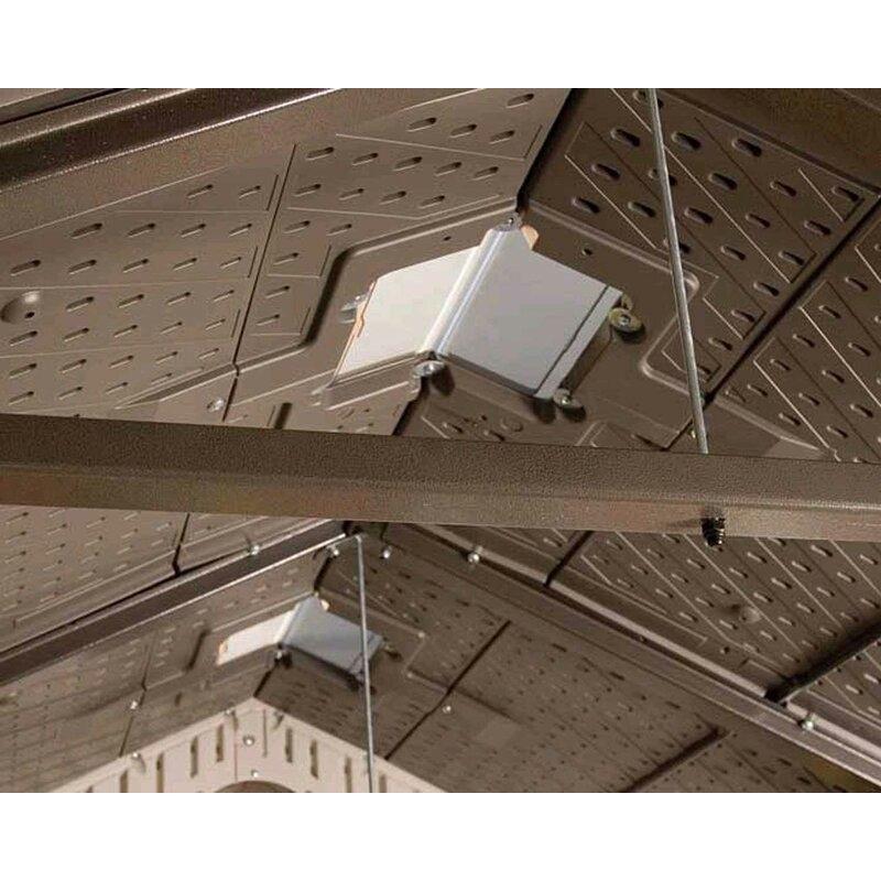 8 ft. W x 15 ft. D Plastic Storage Shed