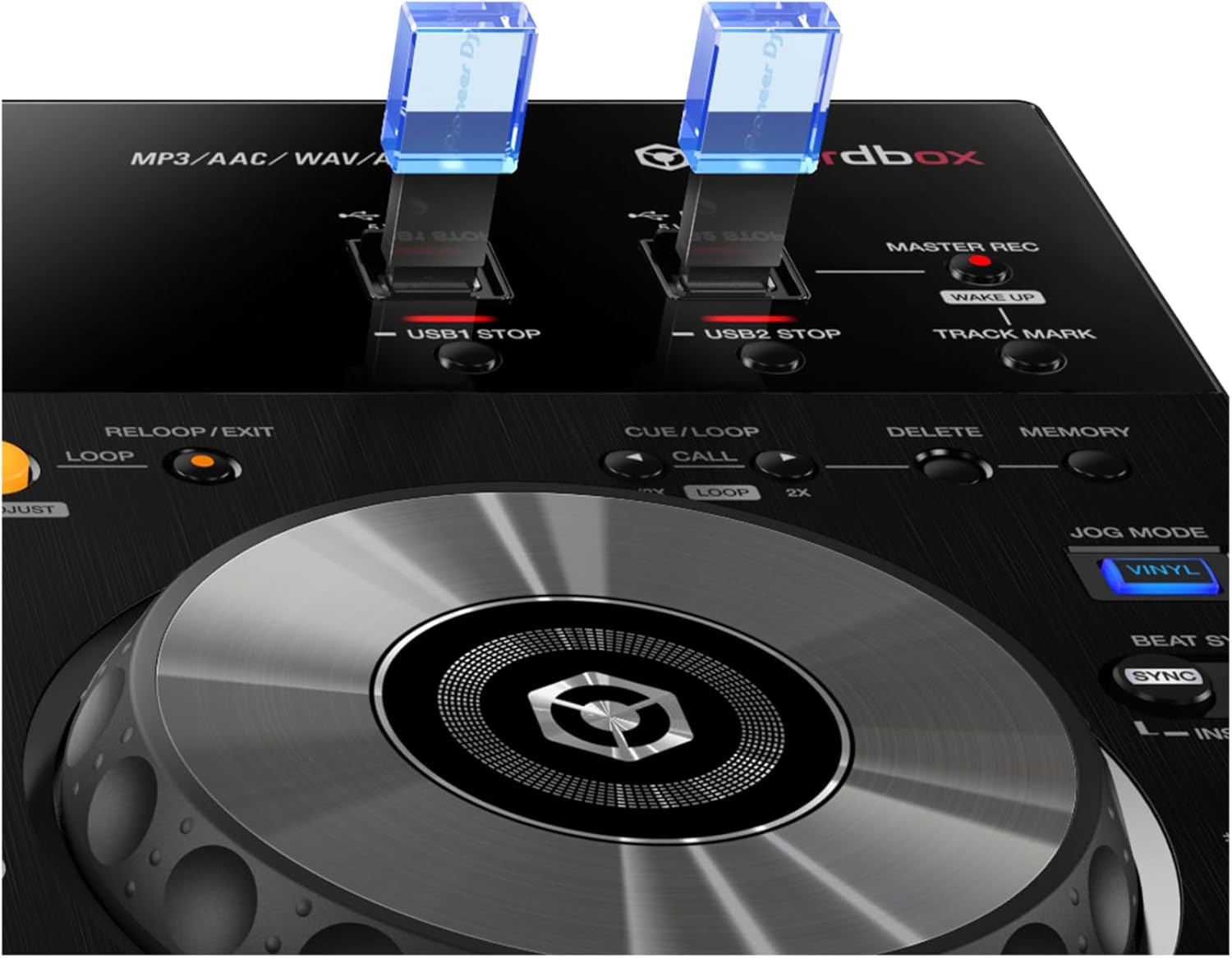 Pioneer XDJ-RR 2-Channel All-in-One DJ System - Black Bundle with Case, Headphones, and Austin Bazaar Polishing Cloth