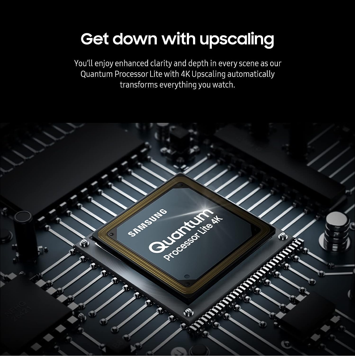 SAMSUNG 32-Inch Class QLED 4K Q60C Series Quantum HDR, Dual LED, Object Tracking Sound Lite, Q-Symphony, Motion Xcelerator, Gaming Hub, Smart TV with Alexa Built-in (QN32Q60C, 2023 Model),Titan Gray