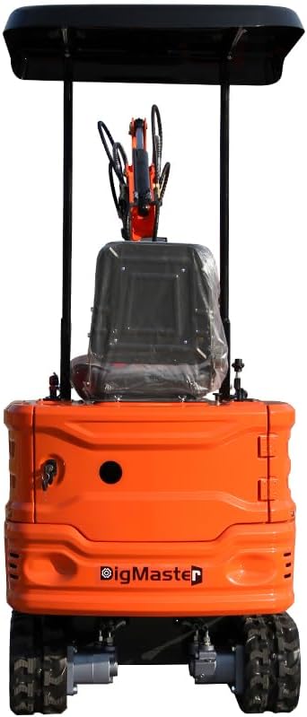 2,000 lbs Mini Crawler Excavator Hydraulic Thumb Canopy B&S Engine EPA for Garden, Farm, Park, Road Micro Digger USA Stock