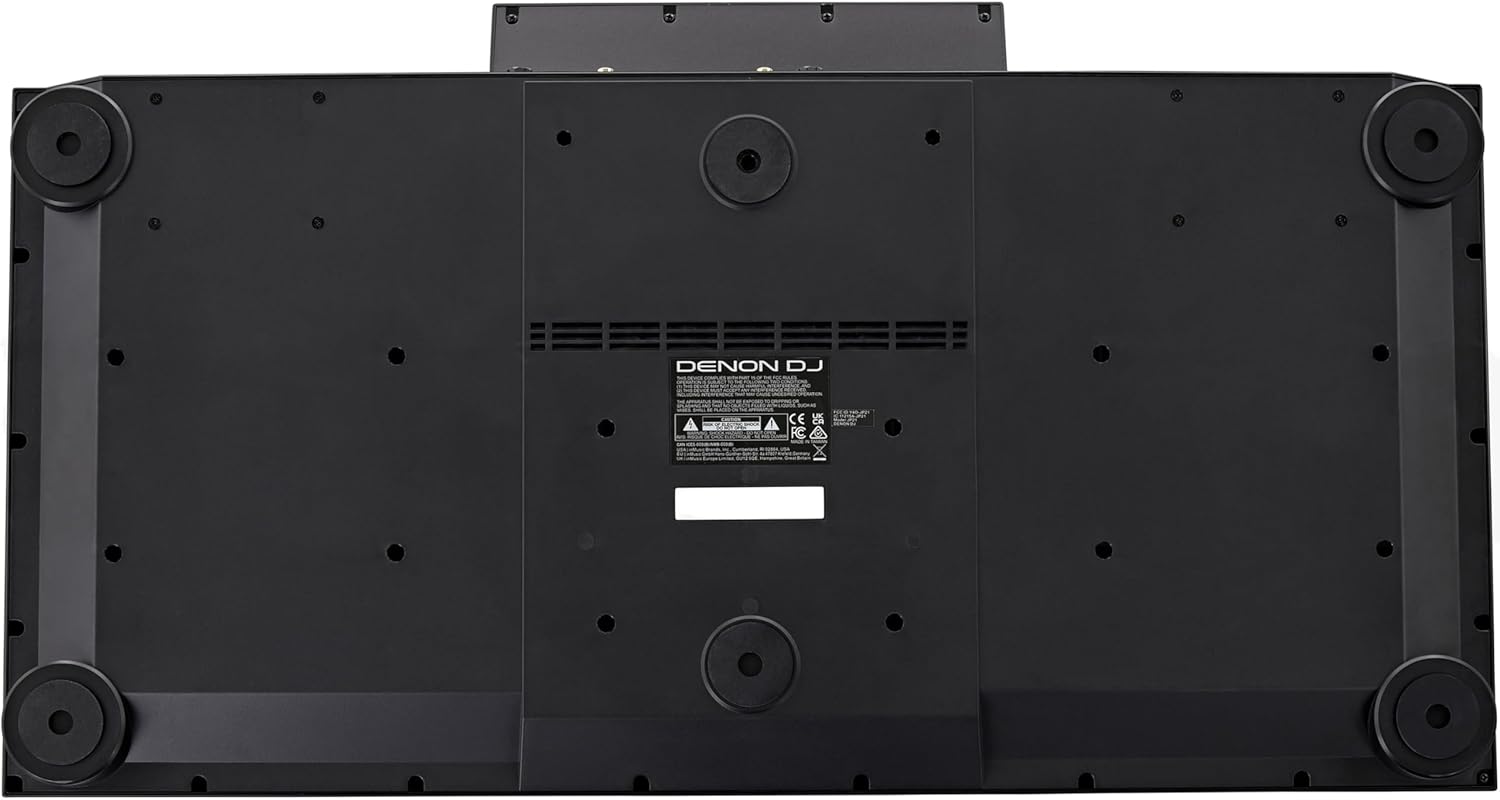 Denon DJ SC LIVE 4 Standalone DJ Controller with Stem Separation on 4-Decks, Wi-Fi Streaming, Build-in Speakers, Serato DJ and Virtual DJ Compatible