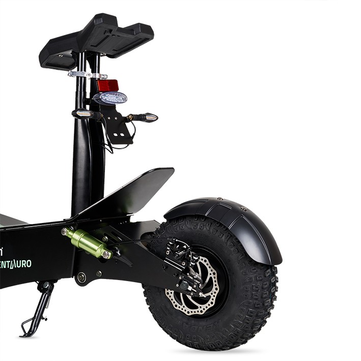 PATINETE ELÉCTRICO CENTAURO MATRICULABLE CON ASIENTO Y PANTALLA LCD XXL VERDE