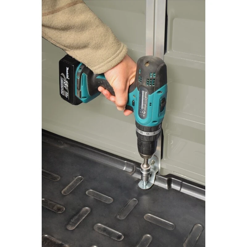 Skylight 6' wide x 8' deep plastic storage shed