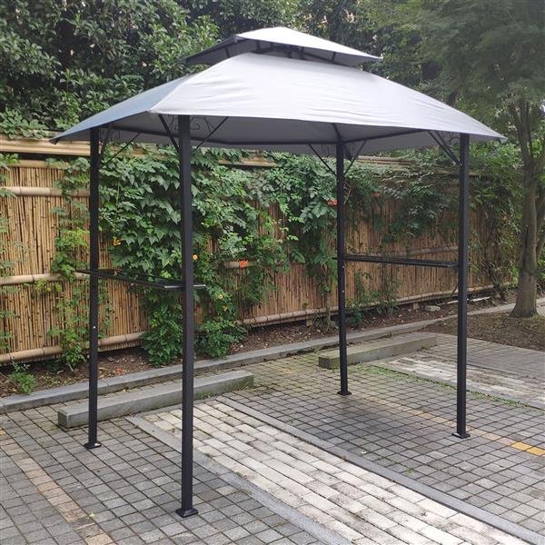 Outdoor Grill Gazebo 8 x 5 Ft Shelter Tent