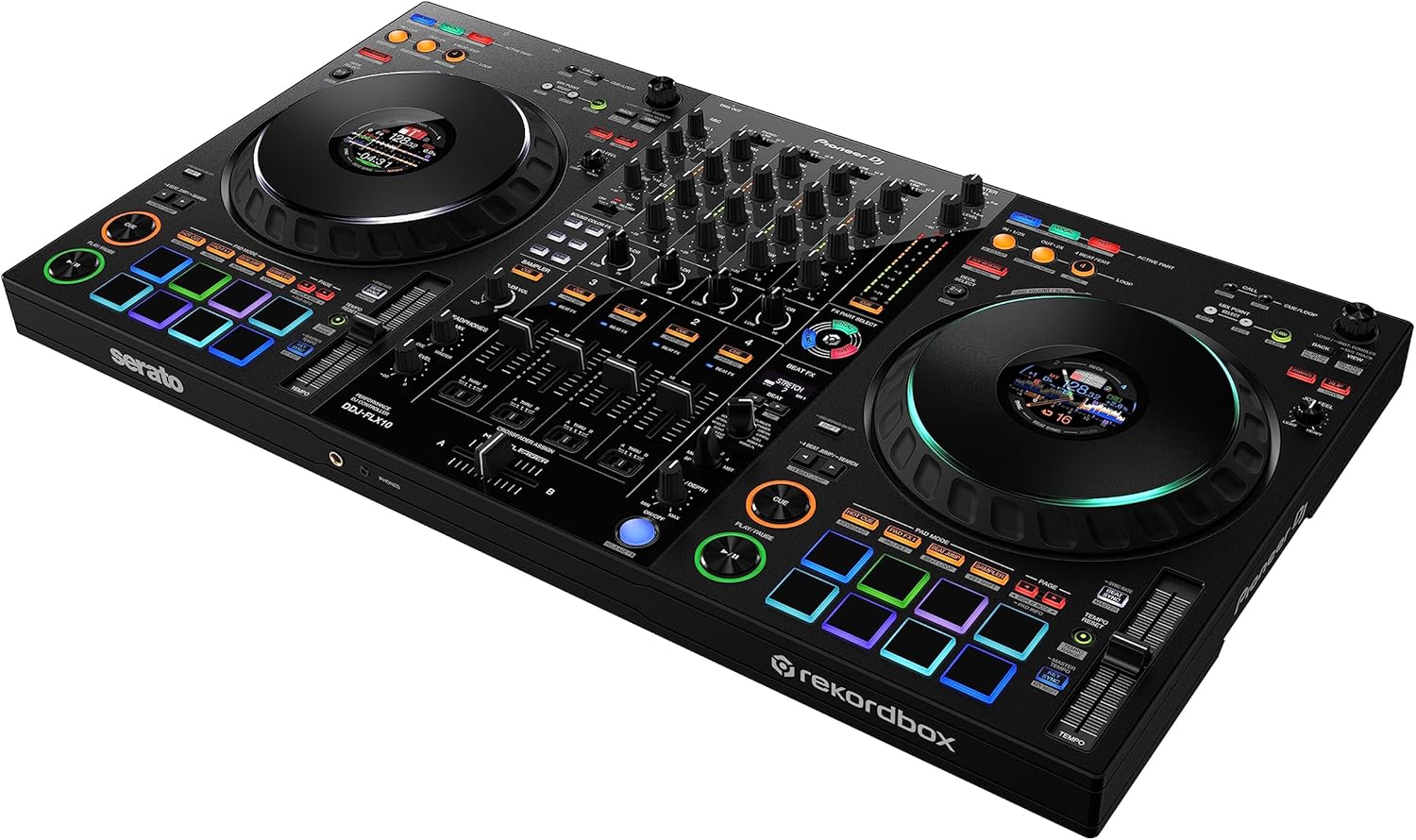 Pioneer DJ DDJ-FLX10 4-deck DJ Controller - Black