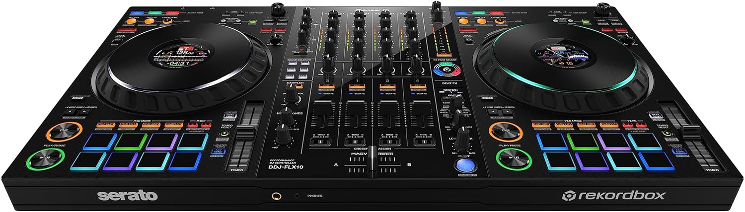 Pioneer DJ DDJ-FLX10 4-deck DJ Controller - Black