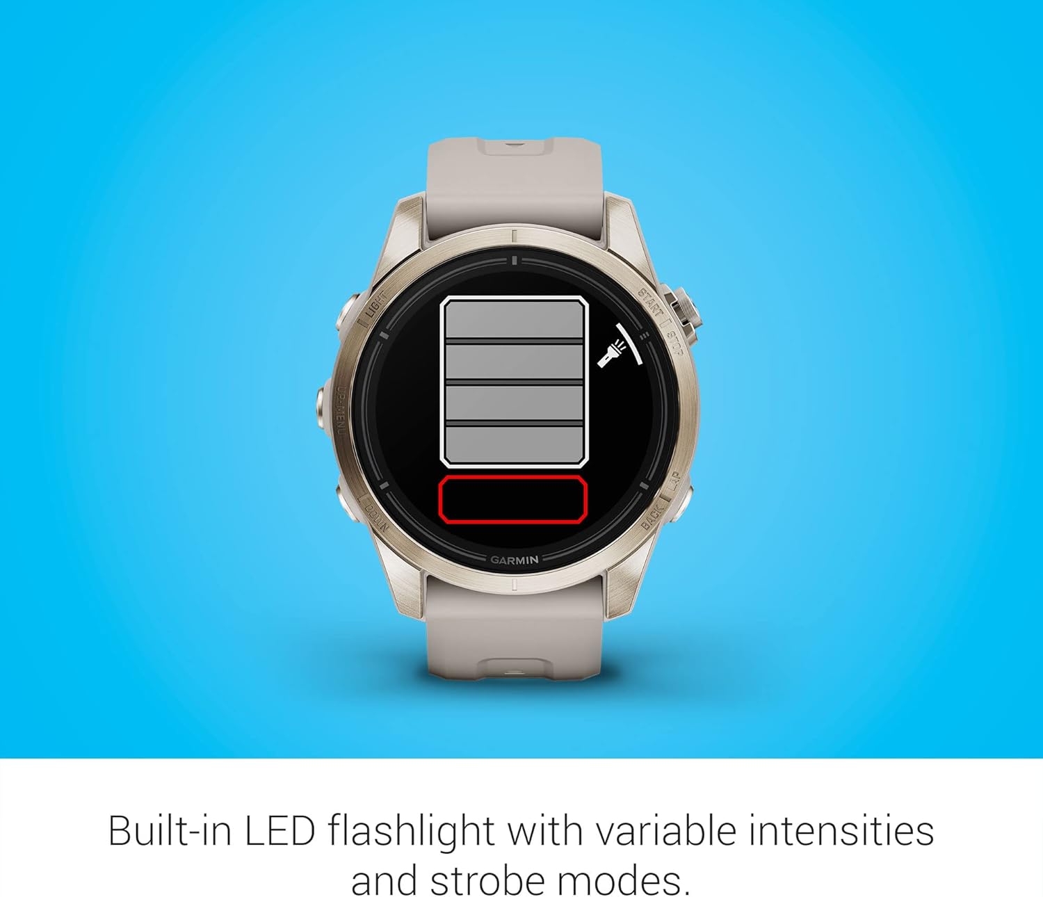 Garmin epix Pro (Gen 2) Sapphire Edition, 47mm, High Performance Smartwatch, Advanced Training Technology, Built-in Flashlight, Black