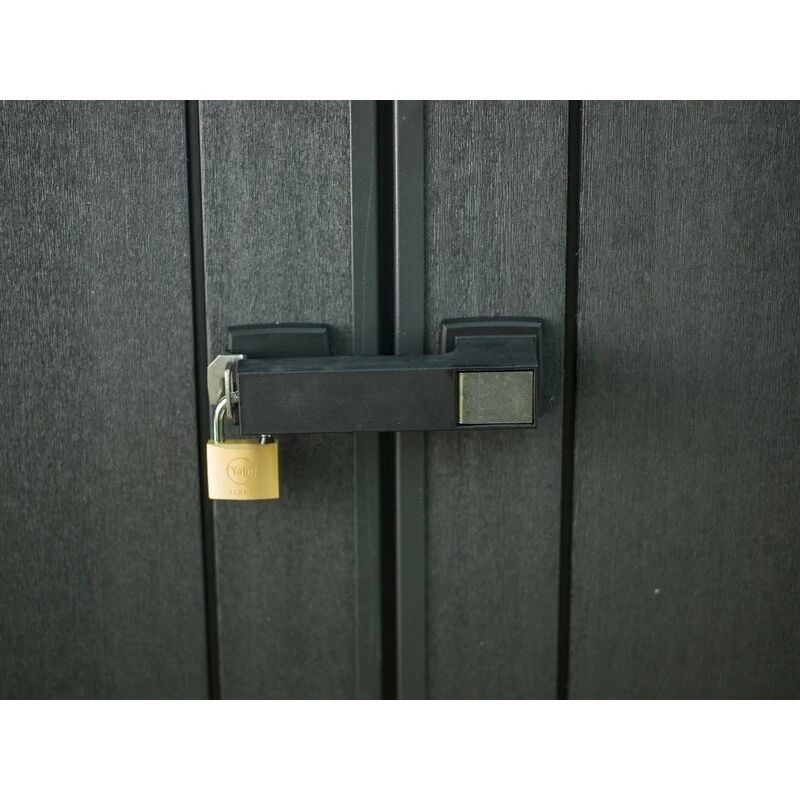 Artisan 9' wide x 7.5' deep plastic storage shed