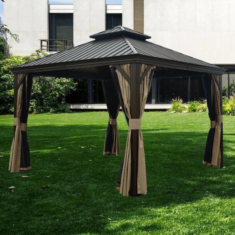 Alexander 12 Ft. W X 12 Ft. D Aluminum Patio Gazebo