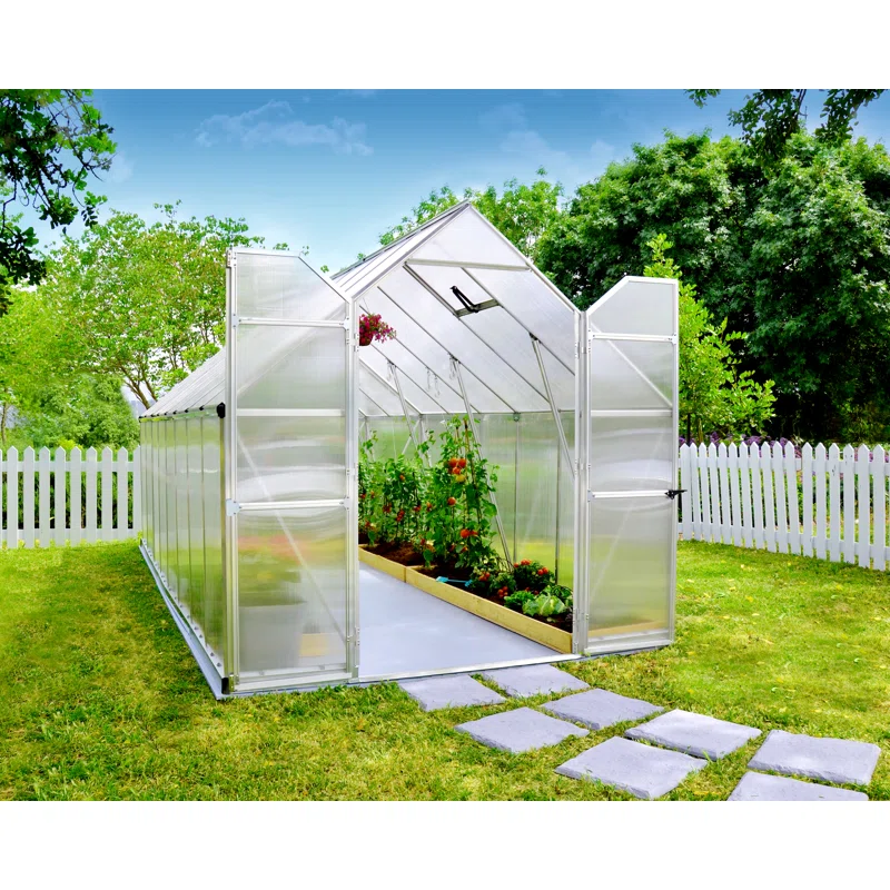 Palram - Canopia Essence 95.4 in W Hobby Greenhouse