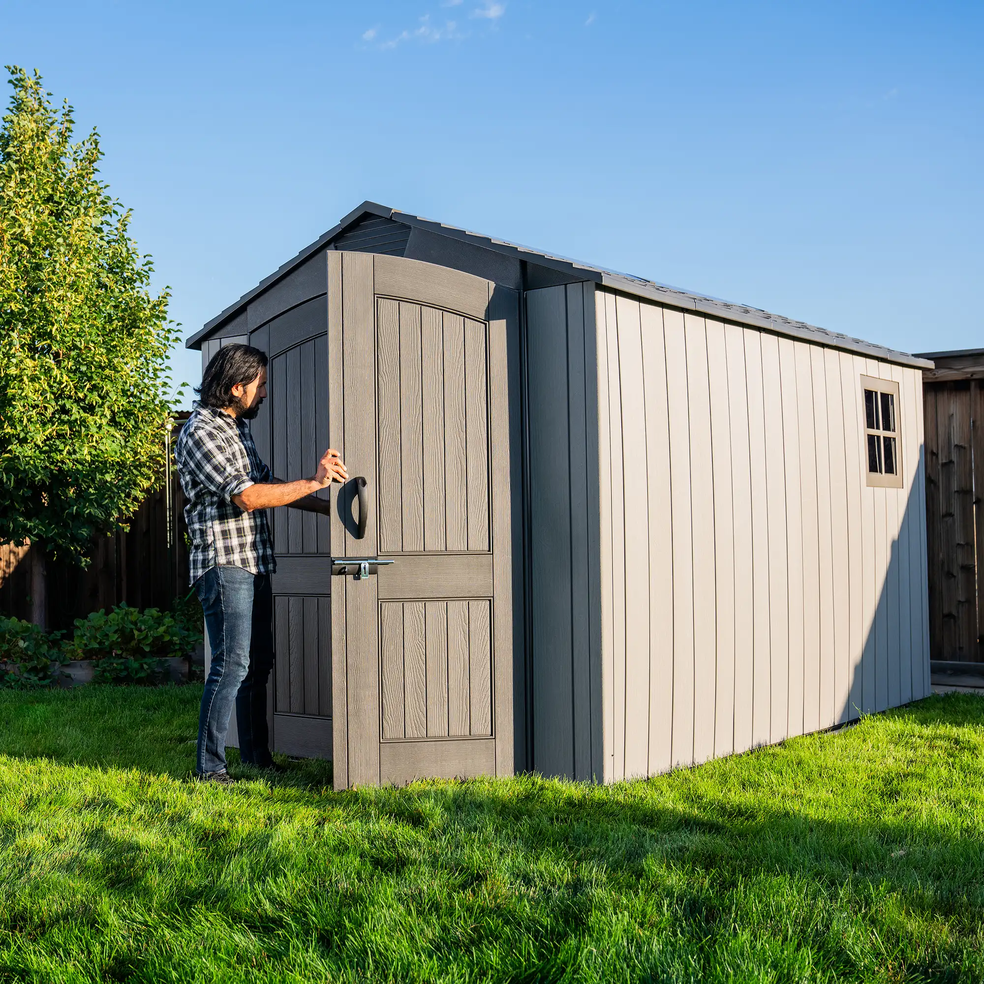 LIFETIME 7 FT. X 12 FT. OUTDOOR STORAGE SHED