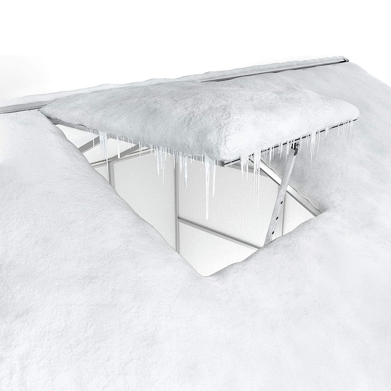 Gegaden Aluminium Greenhouse for the Garden, with 8 cm Thick Base, 301 x 238 x 195 cm, Versatile, Can be used as a Greenhouse, Garden Shed, Tomato Cultivation House, Cold Frame and Plant House