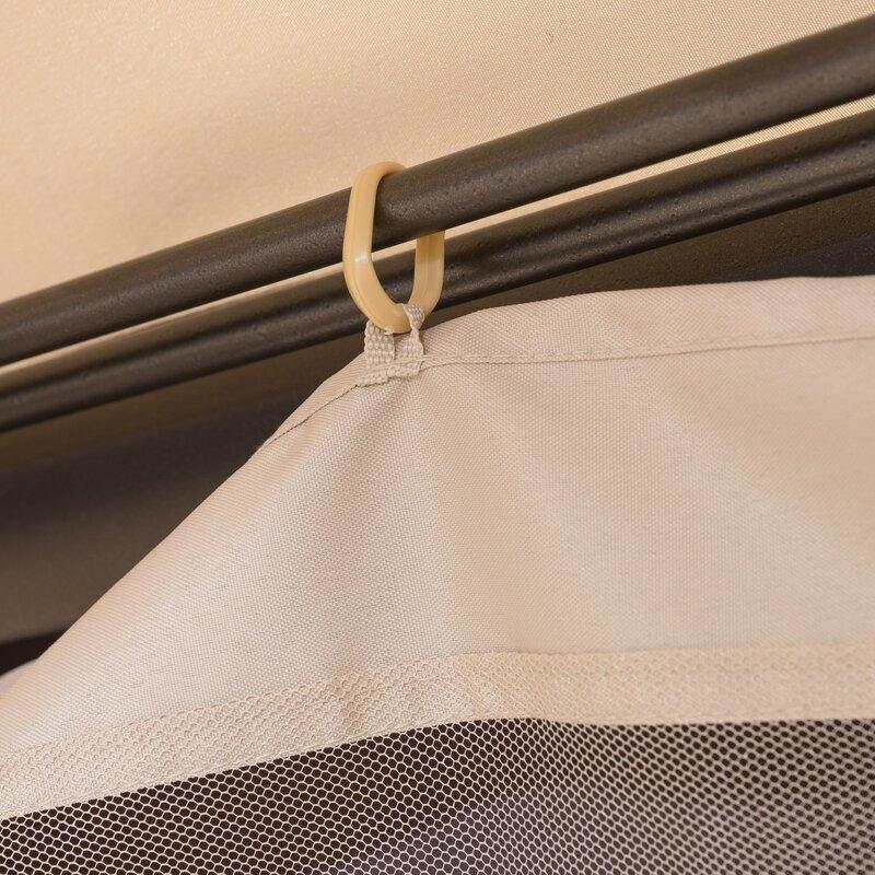 Franz 9.83 Ft. W X 9.83 Ft. D Metal Patio Gazebo