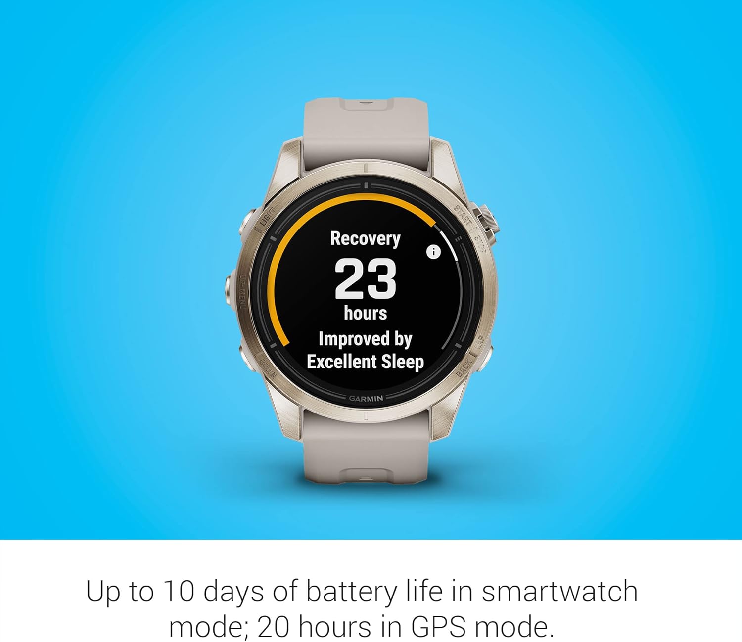 Garmin epix Pro (Gen 2) Sapphire Edition, 47mm, High Performance Smartwatch, Advanced Training Technology, Built-in Flashlight, Black