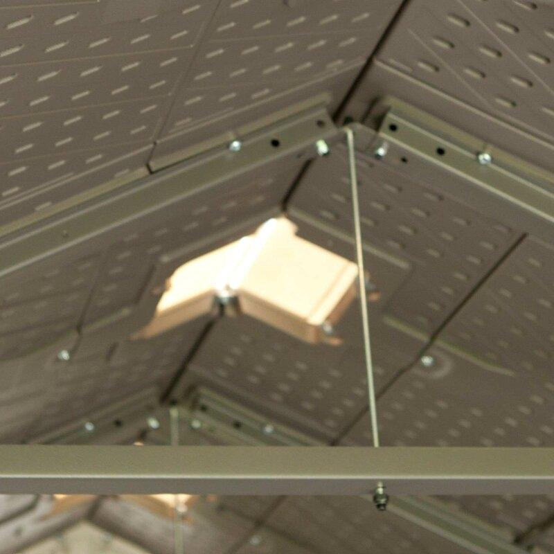 8 ft. W x 12.5 ft. D Plastic Storage Shed