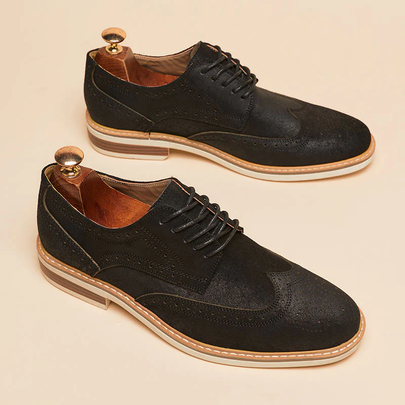 Zaviar Genuine Leather Shoes