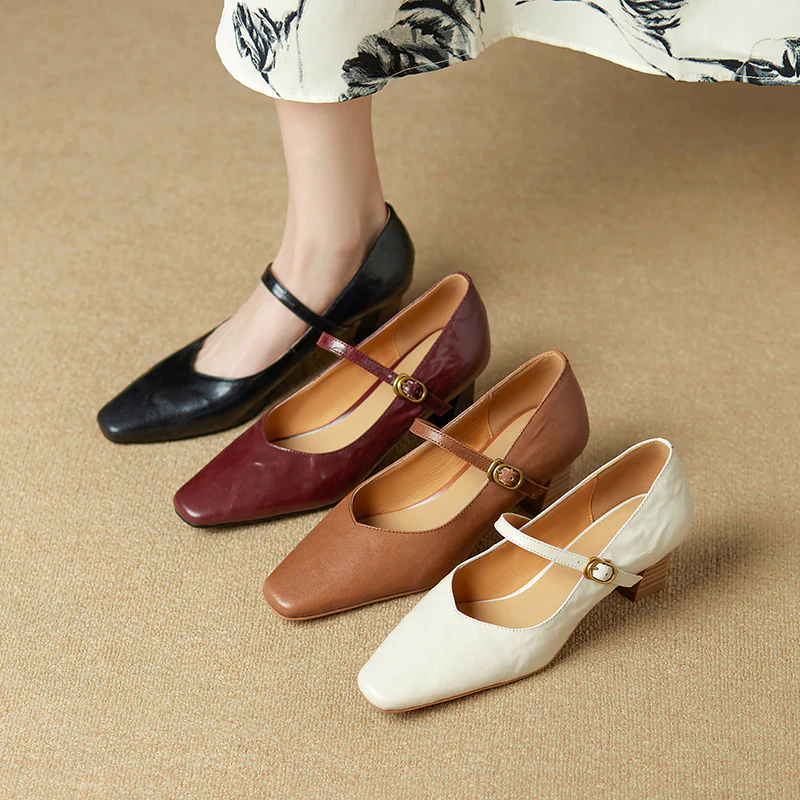 Estel Genuine Leather Heels