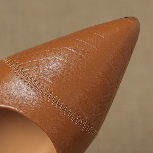 Elyra Genuine Leather Heels