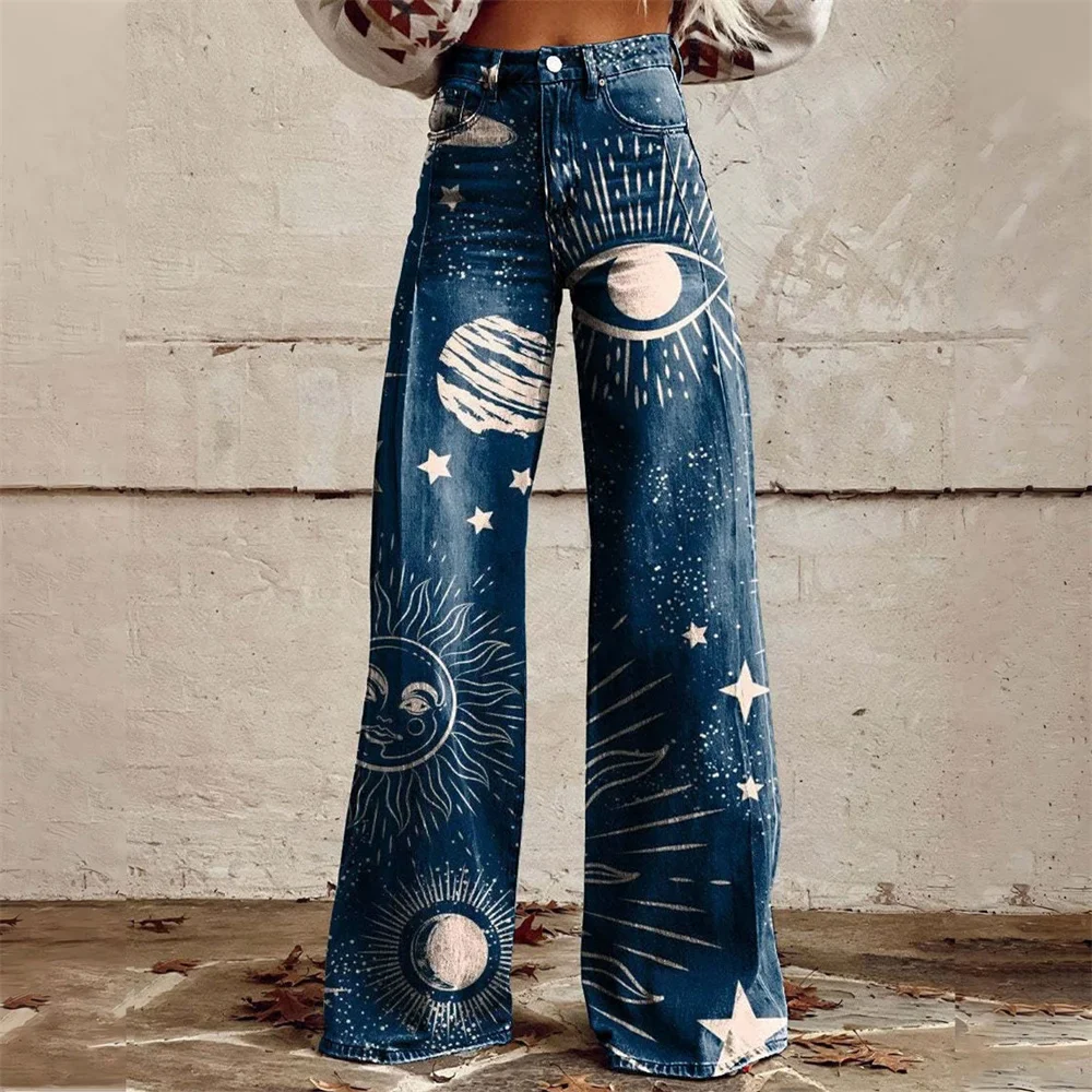 Zampa Printed Jeans