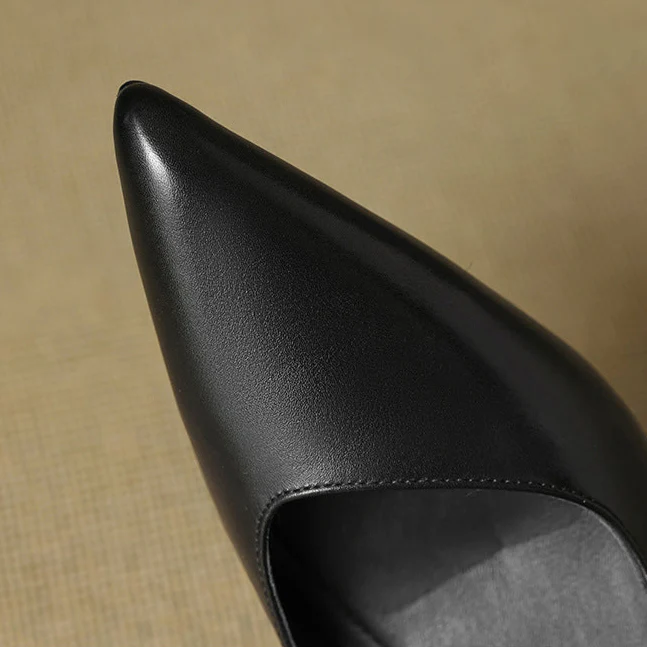 Noira Genuine Leather Heels