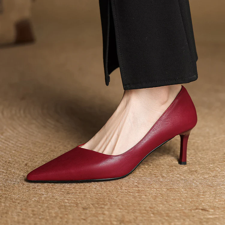 Nuva Genuine Leather Heels