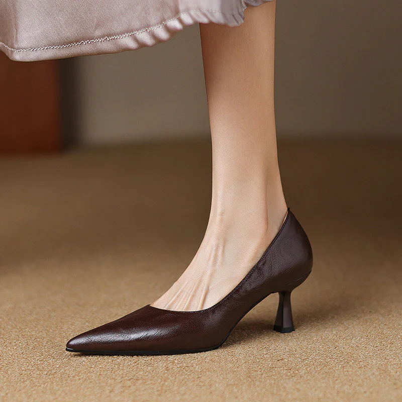 Elore Genuine Leather Heels