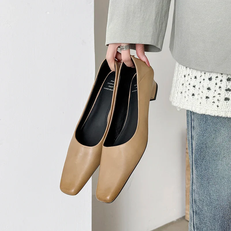 Nicole Genuine Leather Pumps