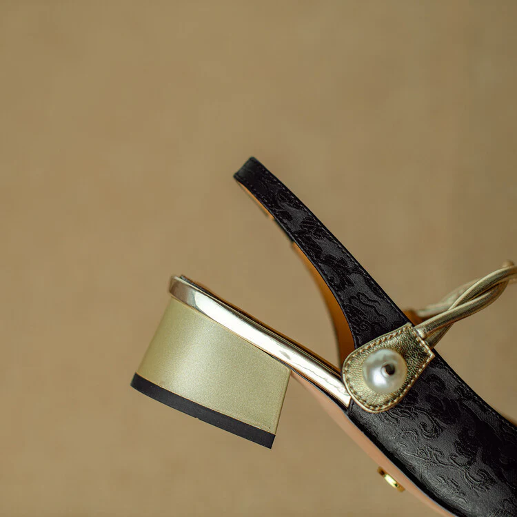 Galene Leather Heels