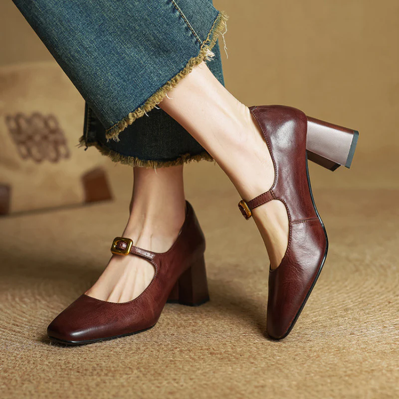 Olea Genuine Leather Heels