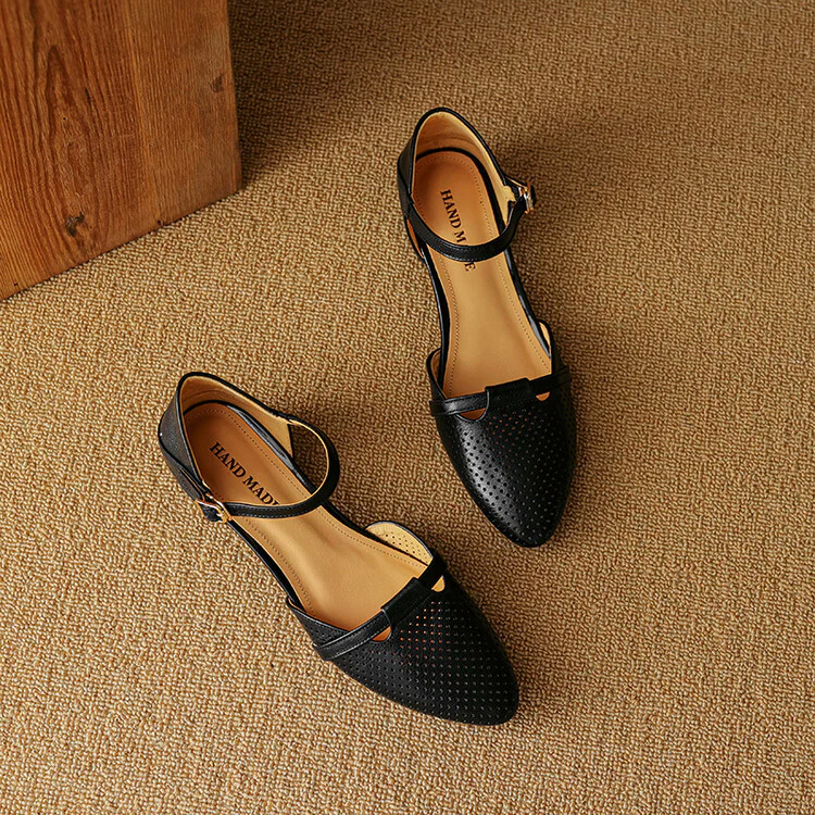 Lizel Genuine Leather Heels